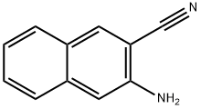 2-Naphthalenecarbonitrile,3-amino-(9CI) Struktur