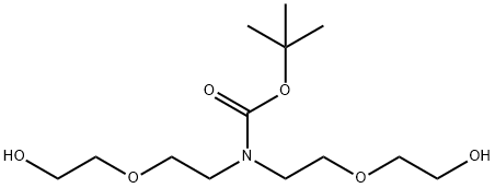 N-Boc-N-bis(PEG1-OH), 275385-03-0, 结构式