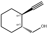 Cyclohexanemethanol, 2-ethynyl-, (1R,2R)-rel- (9CI) Structure