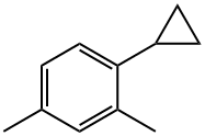 Benzene, 1-cyclopropyl-2,4-diMethyl- Struktur