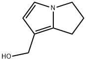 2,3-ジヒドロ-1H-ピロリザイン-7-メタノール 化学構造式