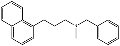 N-Benzyl-N-methyl-1-naphthalene-1-propanamine Structure