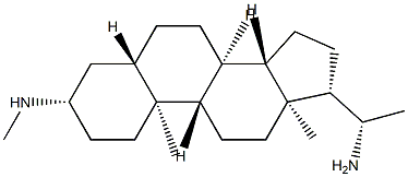 (20S)-3β-(Methylamino)-5α-pregnan-20-amine,27741-50-0,结构式