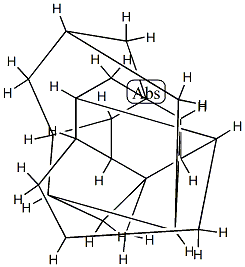 オクタデカヒドロ-1,5,7,11-[1,2]エタンジイリデン-3,5:9,11-ジメタノクリセン 化学構造式