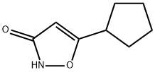 4-Isoxazolin-3-one,5-cyclopentyl-(8CI) Structure