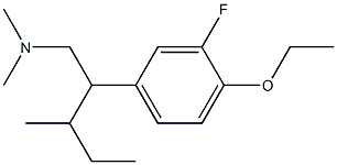 4-Ethoxy-3-fluoro-N,N-dimethyl-β-(1-methylpropyl)benzeneethanamine Structure