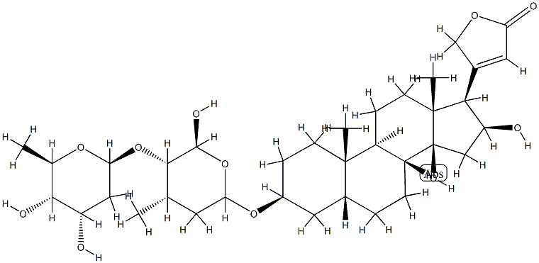 gitoxigenin bisdigitoxoside Struktur
