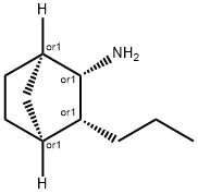 Bicyclo[2.2.1]heptan-2-amine, 3-propyl-, (1R,2S,3R,4S)-rel- (9CI) Structure