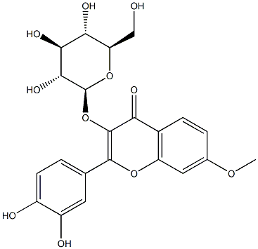 鼠李亭 3-O-BETA-吡喃葡萄糖苷,27875-34-9,结构式
