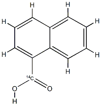 A-NAPHTHOIC ACID-CARBOXY-14C Structure