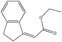 ethyl 2-(2,3-dihydro-1H-inden-1-ylidene)acetate 化学構造式