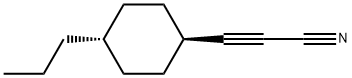 2-Propynenitrile,3-(trans-4-propylcyclohexyl)-(9CI) Structure