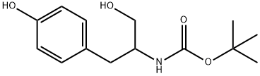 BOC-L-酪氨酸醇 结构式