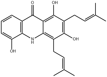 Atalaphylline 化学構造式