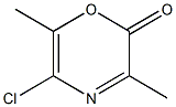 2H-1,4-Oxazin-2-one,5-chloro-3,6-dimethyl-(9CI) Structure