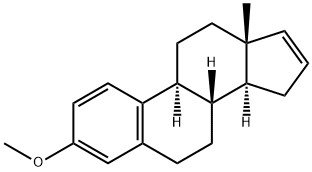 3-メトキシエストラ-1(10),2,4,16-テトラエン 化学構造式