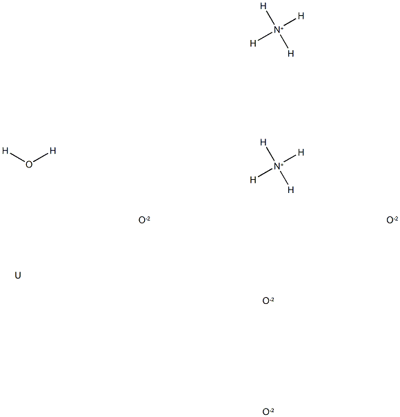 diazanium, oxygen(-2) anion, uranium, hydrate,28347-83-3,结构式