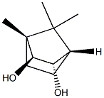 (1β)-4α,7,7-Trimethylbicyclo[2.2.1]heptane-2β,3α-diol Structure