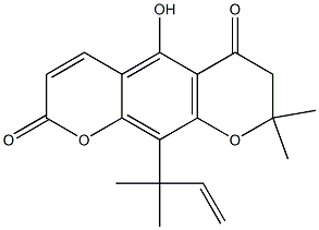 Clausenidin Structure