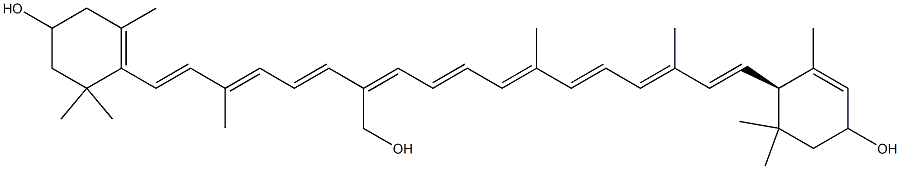 Pyrenoxanthin Struktur