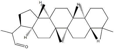 5α-Hopan-29-al Struktur