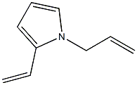 1H-Pyrrole,2-ethenyl-1-(2-propenyl)-(9CI) Structure