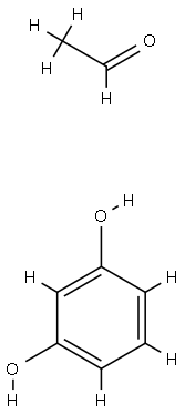 Poly(acetaldehyde-resorcinol) Struktur
