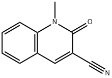 3-Quinolinecarbonitrile,1,2-dihydro-1-methyl-2-oxo-(8CI,9CI) Structure