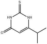 4(1H)-Pyrimidinone,2,3-dihydro-6-(1-methylethyl)-2-thioxo- Struktur