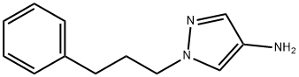 1-(3-phenylpropyl)-1H-pyrazol-4-amine, 28466-67-3, 结构式