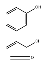 Formaldehyde, polymer with 3-chloro-1-propene and phenol Structure