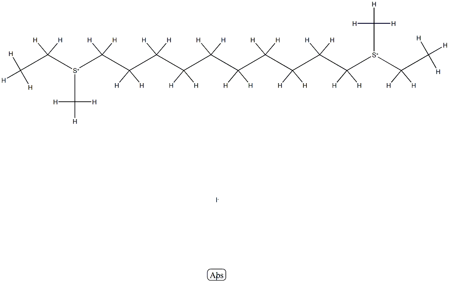ethyl-[10-(ethyl-methyl-sulfonio)decyl]-methyl-sulfanium diiodide,28526-19-4,结构式