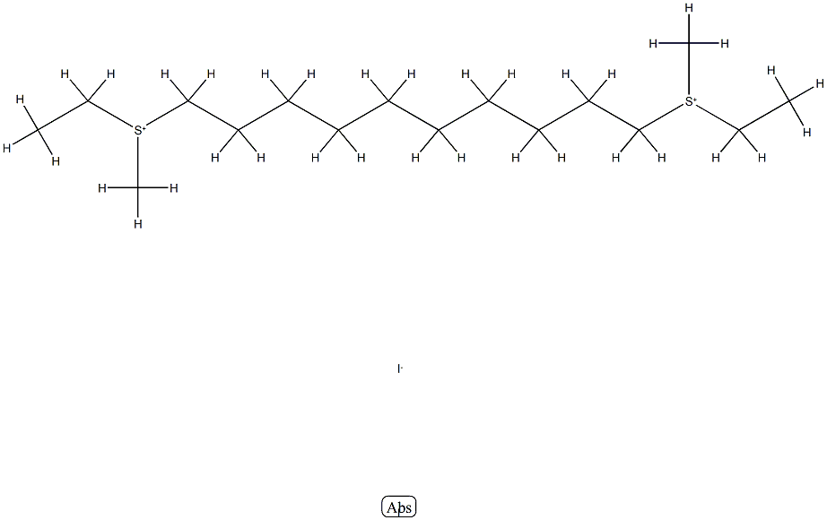 ethyl-[10-(ethyl-methyl-sulfonio)decyl]-methyl-sulfanium diiodide|