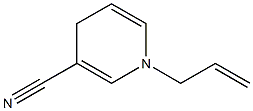 3-Pyridinecarbonitrile,1,4-dihydro-1-(2-propenyl)-(9CI) 化学構造式