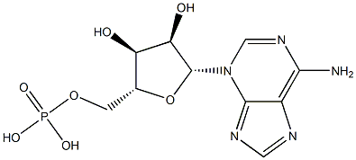 3-isoadenosine 5'-phosphate 结构式
