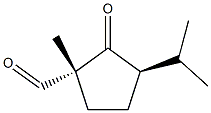 Cyclopentanecarboxaldehyde, 1-methyl-3-(1-methylethyl)-2-oxo-, (1R,3R)-rel- (9CI)|