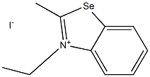 3-エチル-2-メチルベンゾセレナゾール-3-イウム·ヨージド 化学構造式