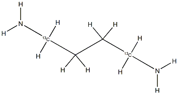 腐胺-1,4-13C2, 287100-61-2, 结构式