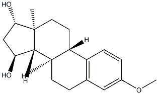 3-Methoxyestra-1,3,5(10)-triene-15α,17β-diol,28715-36-8,结构式