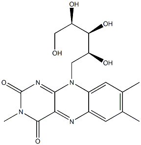 3-methylriboflavin Struktur