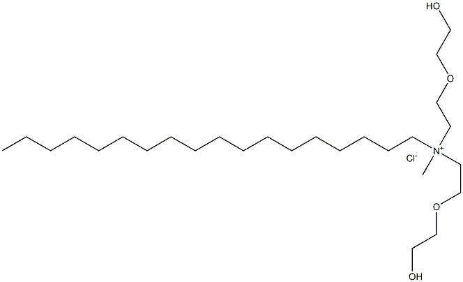 Poly(oxy-1,2-ethanediyl), .alpha.,.alpha.-(methyloctadecyliminio)di-2,1-ethanediylbis.omega.-hydroxy-, chloride|Α,Α'-[(甲基十八烷基亚氨基)二-2,1-乙二基]双[Ω-羟基]聚(氧-1,2-乙二基)氯化物 聚乙二醇(甲基十八烷基亚氨基)二乙醚/氯化物/硬酯酰甲基二聚(氧化乙烯)铵氯化物