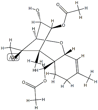 4,15-DI-O-ACETYLSCIRPENOL 化学構造式
