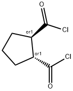 1,2-Cyclopentanedicarbonyldichloride,(1R,2R)-rel-(9CI),287946-59-2,结构式