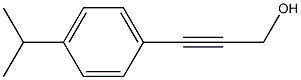 2-Propyn-1-ol,3-[4-(1-methylethyl)phenyl]-(9CI),288101-00-8,结构式