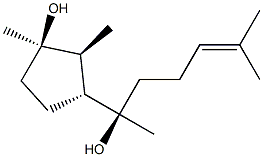 3α-[(R)-1-Hydroxy-1,5-dimethyl-4-hexenyl]-1,2β-dimethylcyclopenta-1β-ol Structure