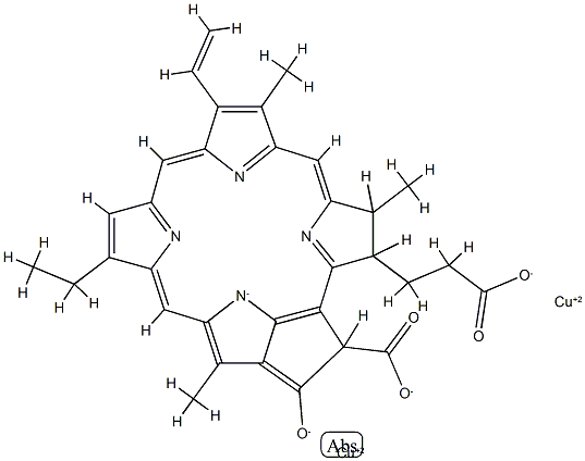 COPPERCHLORPHYLLIN Structure