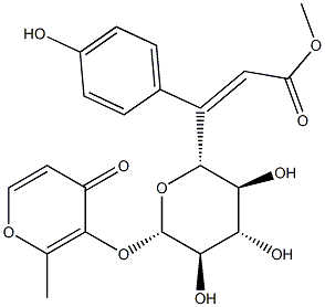 28876-17-7 2-Methyl-4-oxo-4H-pyran-3-yl 6-O-[(Z)-3-(4-hydroxyphenyl)propenoyl]-β-D-glucopyranoside