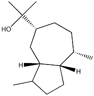 (3aS,3aα,8aα)-Decahydro-1,4β-dimethyl-7β-(1-hydroxy-1-methylethyl)azulene,28892-33-3,结构式