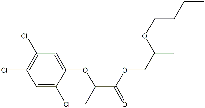 2-(2,4,5-Trichlorophenyl)propionic acid 1(or 2)butoxypropyl,28903-26-6,结构式