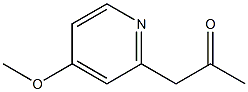 2-Propanone,1-(4-methoxy-2-pyridinyl)-(9CI) Struktur